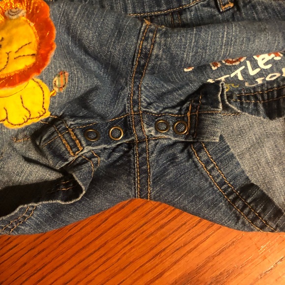 Safari Adventure Jean Short Overalls - Picture 5 of 5